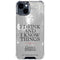 Game of Thrones: Tyrion Lannister Quote iPhone 15 Clear Case